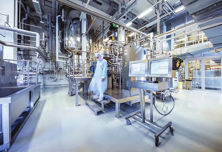 Large-scale microbial biomanufacturing at the Lonza Visp facility 